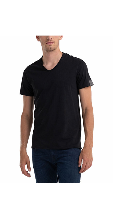ベーシックジャージーVネックTEE 詳細画像